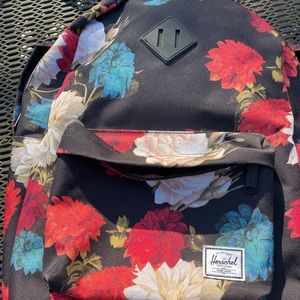 Herschel Backpack-floral pattern